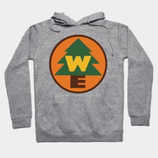 Wilderness explorers back print Hoodie